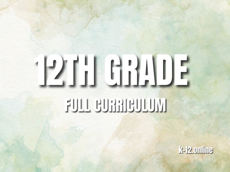 Grade 12 Curriculum