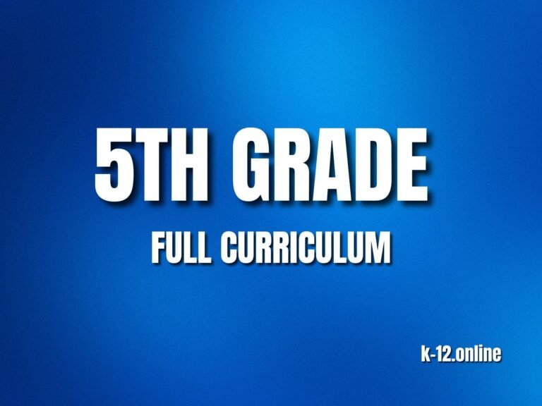 Grade 5 Curriculum